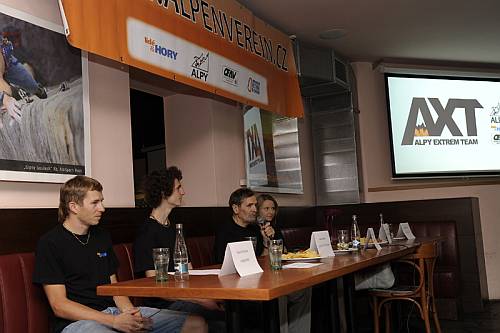 Zleva - D. Polman, A. Ondra, L. Jirsko a L. Hrozov