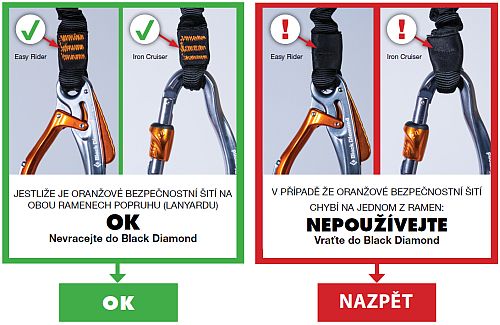 Black Diamond recall ferrata set